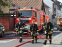 Kellerbrand mit Menschenrettung Koeln Brueck Hovenstr Olpenerstr P030